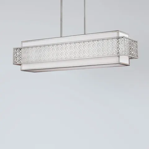 Lampa wisząca Kenney FE-KENNEY-ISLE Elstead Lighting 5x60W E27 Stal Srebrny