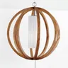 Lampa wisząca Allier FE-ALLIER-P-L-LW Elstead Lighting 1x75W E27 Drewno Brązowy