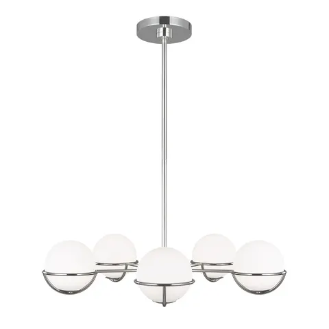 Lampa wisząca Apollo FE-APOLLO5-PN Elstead Lighting 5x3W LED G9 Stal Chrom