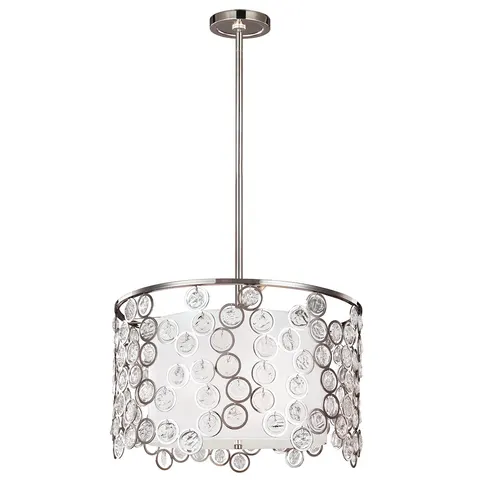 Lampa wisząca Lexi FE-LEXI-P Elstead Lighting 3x60W E27 Szkło Chrom