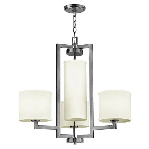 Lampa wisząca HAMPTON HK/HAMPTON4 srebrna Elstead Lighting
