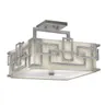 Lampa sufitowa Lanza HK-LANZA-SF-AN Elstead Lighting 3x100W E27 Stal Srebrny