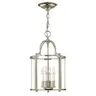 Lampa wisząca Gentry HK-GENTRY-P-M-PN Elstead Lighting 4x60W E14 Stal Srebrny