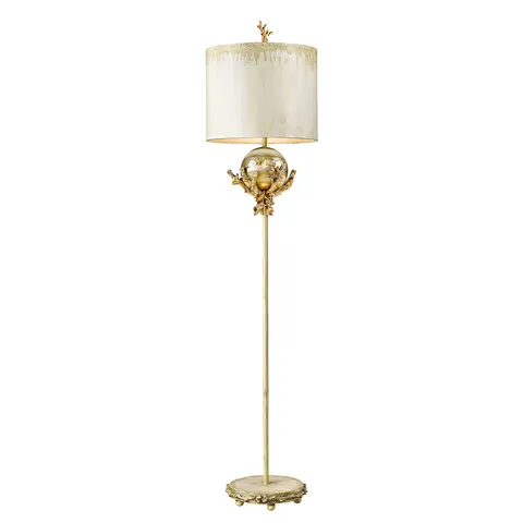 Lampa stojąca Trellis FB-TRELLIS-FL Elstead Lighting 1x100W E27 Stal Złoty