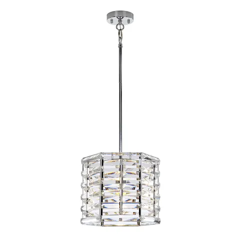 Lampa wisząca Shoal SHOAL-1P Elstead Lighting 1x60W E27 Stal Srebrny