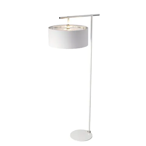 Lampa stojąca Balance BALANCE-FL-WPN Elstead Lighting 1x60W E27 Stal Biały