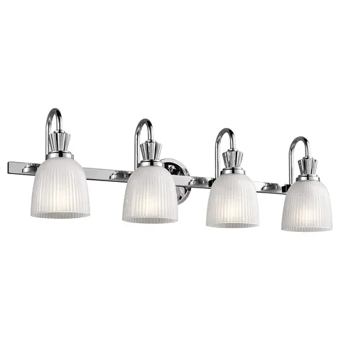 Lampa ścienna Cora KL-CORA4-BATH Elstead Lighting 4x3W LED G9 Stal Chrom