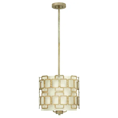 Lampa wisząca Sabina HK-SABINA-3P Elstead Lighting 3x60W E14 Stal Mosiądz