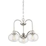 Lampa wisząca Trilogy QZ-TRILOGY3-BN Elstead Lighting 3x60W E27 Metal Srebrny