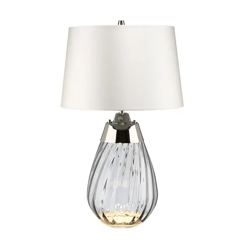 Lampa stojąca Lena LENA-TL-S-SMOKE-OWSS Elstead Lighting 1x60W E27 Metal Biały