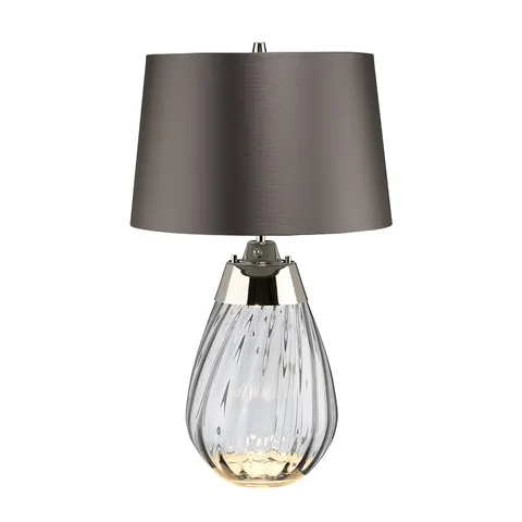 Lampa stojąca Lena LENA-TL-S-SMOKE Elstead Lighting 1x60W E27 Metal Szary