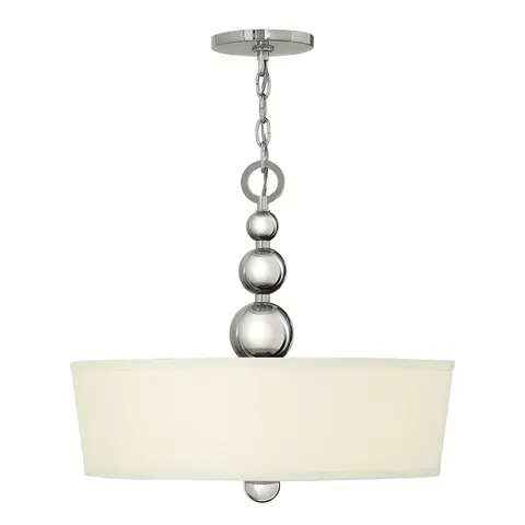 Lampa wisząca Zelda HK-ZELDA-P-B-PN Elstead Lighting 3x60W E27 Stal Srebrny