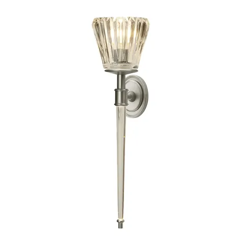 Lampa ścienna Agatha BATH-AGATHA-BN Elstead Lighting 1x3W LED G9 Mosiądz Srebrny