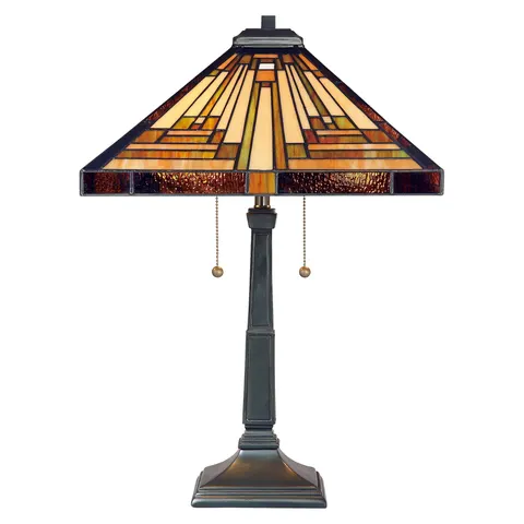 Lampa stojąca Stephen QZ-STEPHEN-TL Elstead Lighting 2x60W E27 Metal Wielokolorowy