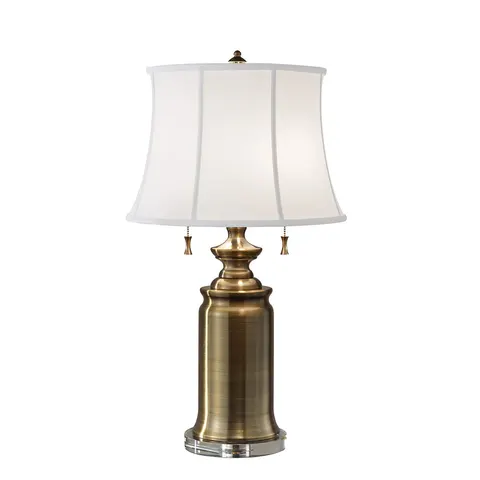 Lampa stojąca Stateroom FE-STATEROOM-TL-BB Elstead Lighting 2x60W E27 Stal Mosiądz