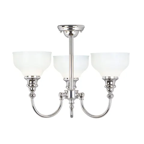 Lampa wisząca Żyrandol Cheadle BATH-CD3 Elstead Lighting 3x3W LED G9 Stal Chrom