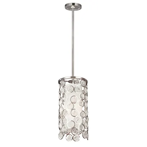 Lampa wisząca Lexi FE-LEXI-MP Elstead Lighting 1x60W E27 Szkło Chrom