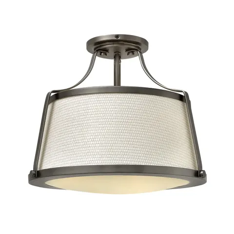 Lampa sufitowa Charlotte HK-CHARLOTTE-SF-AN Elstead Lighting 3x75W E27 Stal Grafit
