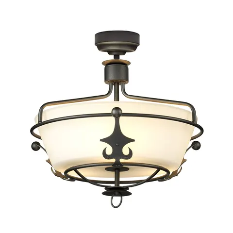 Lampa sufitowa Windsor WINDSOR-SF-GR Elstead Lighting 3x60W E27 Stal Brązowy