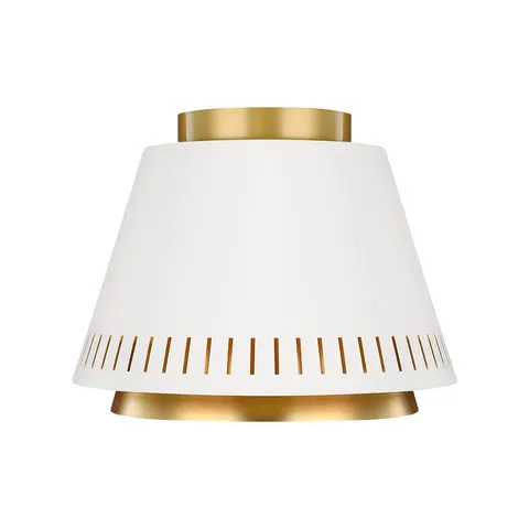 Lampa sufitowa Carter FE-CARTER-F-MW Elstead Lighting 1x60W E27 Stal Mosiądz