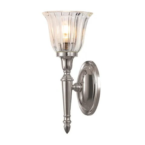 Lampa ścienna Dryden BATH-DRYDEN1-PN Elstead Lighting 1x3W LED G9 Aluminium Srebrny