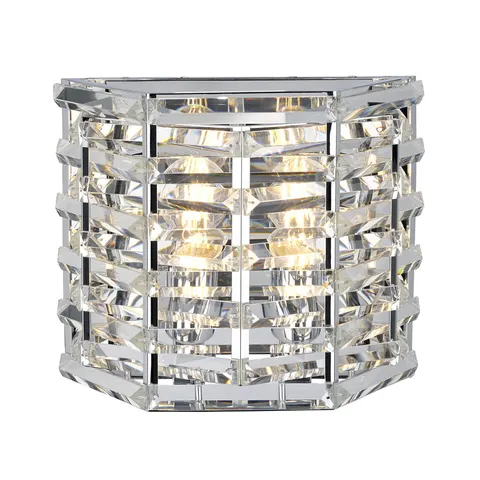 Lampa ścienna Shoal SHOAL2 Elstead Lighting 2x60W E27 Stal Srebrny