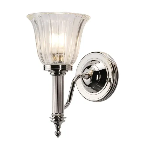 Lampa ścienna Carroll BATH-CARROLL1-PN Elstead Lighting 1x3W LED G9 Aluminium Srebrny