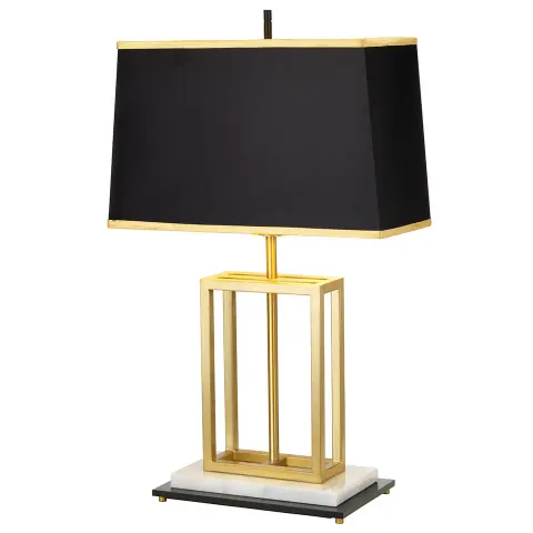 Lampa stojąca Atlas ATLAS-TL Elstead Lighting 1x60W E27 Stal Czarny/Złoty
