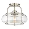 Lampa sufitowa Trilogy QZ-TRILOGY-SFS-BN Elstead Lighting 1x60W E27 Metal Srebrny