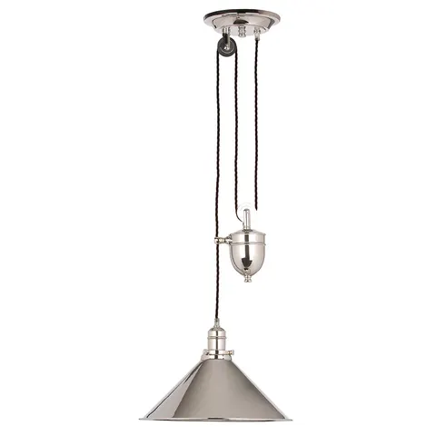 Lampa wisząca Provence PV-P-PN Elstead Lighting 1x100W E27 Stal Srebrny
