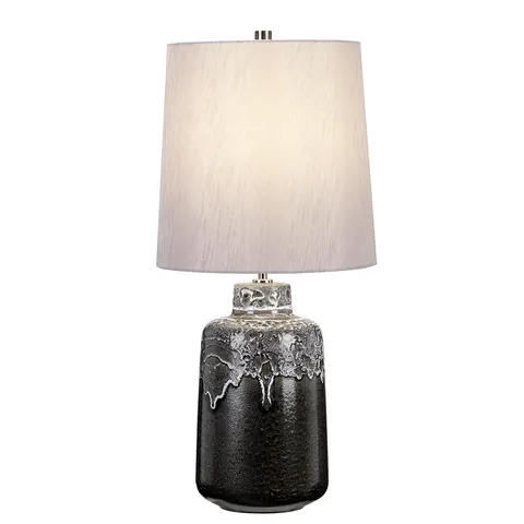 Lampa stojąca Woolwich WOOLWICH-TL Elstead Lighting 1x60W E27 Ceramika Czarny