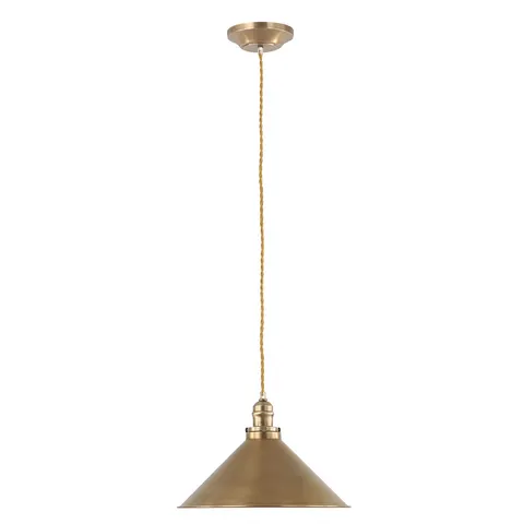 Lampa wisząca Provence PV-SP-AB Elstead Lighting 1x100W E27 Stal Mosiądz