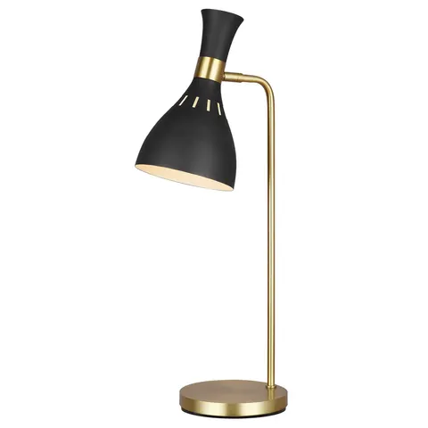 Lampa stojąca Joan FE-JOAN-TL-MB Elstead Lighting 1x60W E27 Stal Czarny/Złoty