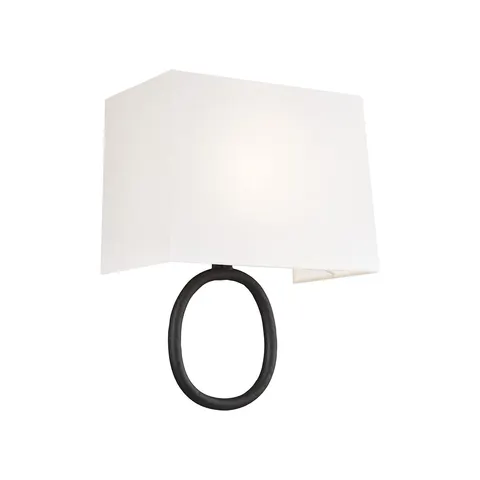 Lampa ścienna Indo FE-INDO1 Elstead Lighting 1x60W E27 Stal Czarny