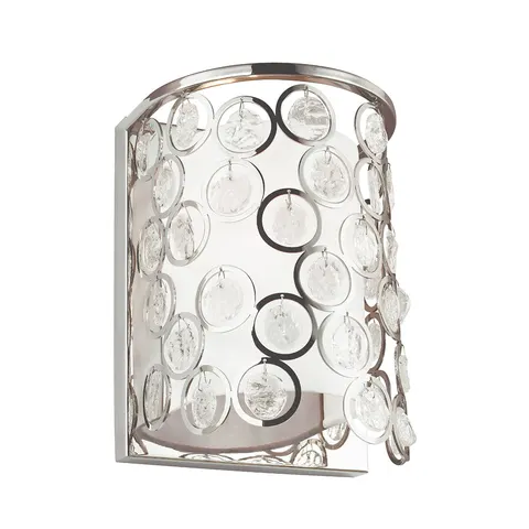 Lampa ścienna Lexi FE-LEXI1 Elstead Lighting 1x60W E27 Szkło Chrom