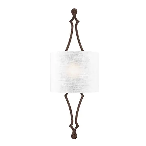 Lampa ścienna Tilling FE-TILLING1-WI Elstead Lighting 1x60W E27 Stal Biały