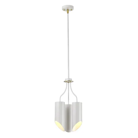 Lampa wisząca Quinto QUINTO3-WAB Elstead Lighting 3x8W E27 Stal Biały