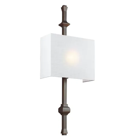 Lampa ścienna Teva FE-TEVA1-ANBZ Elstead Lighting 1x60W E27 Stal Brązowy