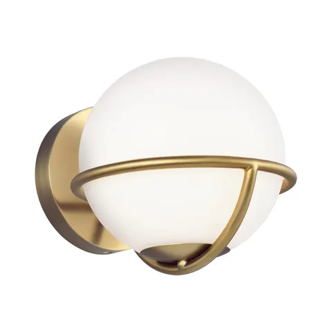 Lampa ścienna Apollo FE-APOLLO1-BB Elstead Lighting 1x3W LED G9 Stal Mosiądz