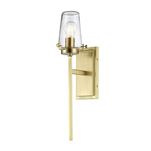 Lampa ścienna Alton KL-ALTON1-BATH-BB Elstead Lighting 1x40W E27 Stal Mosiądz