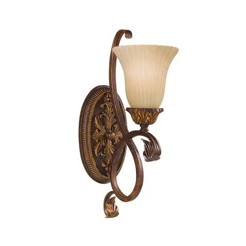 Lampa ścienna Sonoma Valley FE-SONOMAVALLEY1 Elstead Lighting 1x60W E27 Stal Brązowy