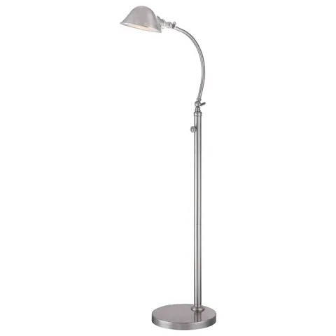 Lampa stojąca Thompson QZ-THOMPSON-FLBN Elstead Lighting 1x7W LED Srebrny