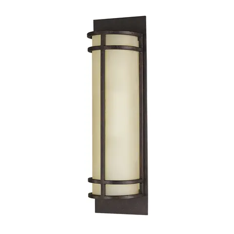 Lampa ścienna Fusion FE-FUSION2 Elstead Lighting 2x60W E27 Stal Brązowy