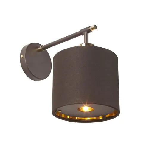 Lampa ścienna Balance BALANCE1-BRPB Elstead Lighting 1x40W E27 Stal Brązowy