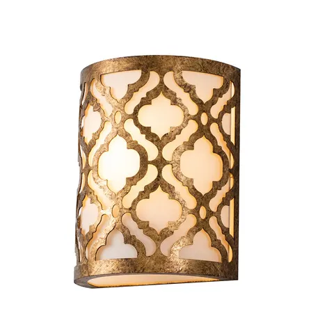 Lampa ścienna Arabella GN-ARABELLA1 Elstead Lighting 1x60W E27 Stal Złoty