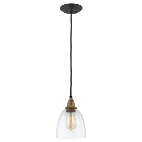 Lampa wisząca Matrimonio DL-MATRIMONIO1MP Elstead Lighting 1x60W E27 Stal Czarny