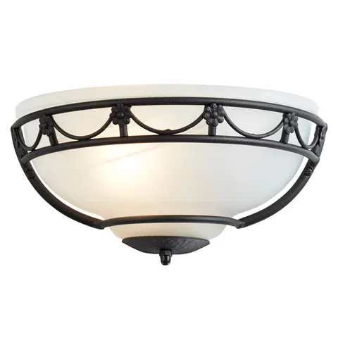 Lampa ścienna Carisbrooke CB-WU-BLACK Elstead Lighting 1x60W E27 Stal Beżowy