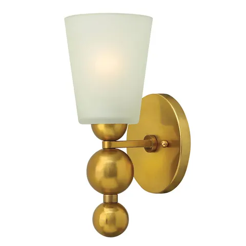 Lampa ścienna Zelda HK-ZELDA1-VS Elstead Lighting 1x60W E27 Stal Mosiądz
