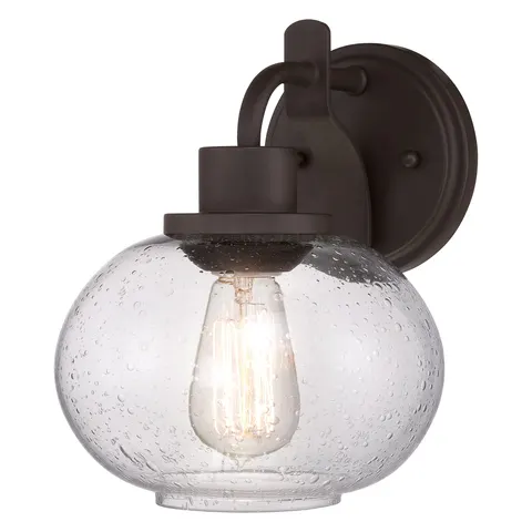 Lampa ścienna Trilogy QZ-TRILOGY1 Elstead Lighting 1x60W E27 Metal Brązowy