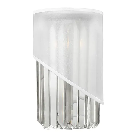 Lampa ścienna Gigi HK-GIGI1 Elstead Lighting 1x60W E14 Stal Biały